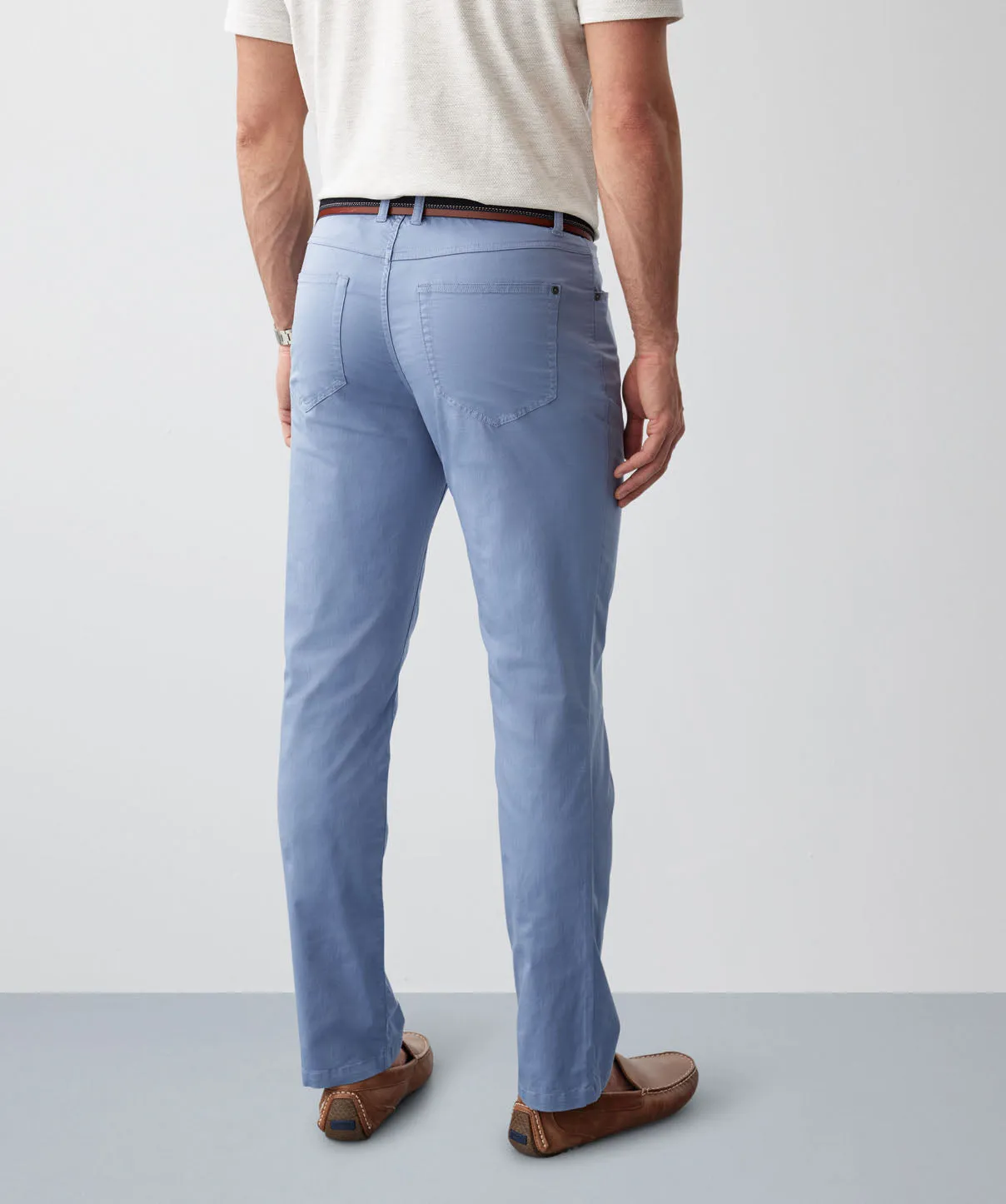 Feather Weight Five Pocket Pants - Blue sold by GAZMAN product image thumbnail 3
