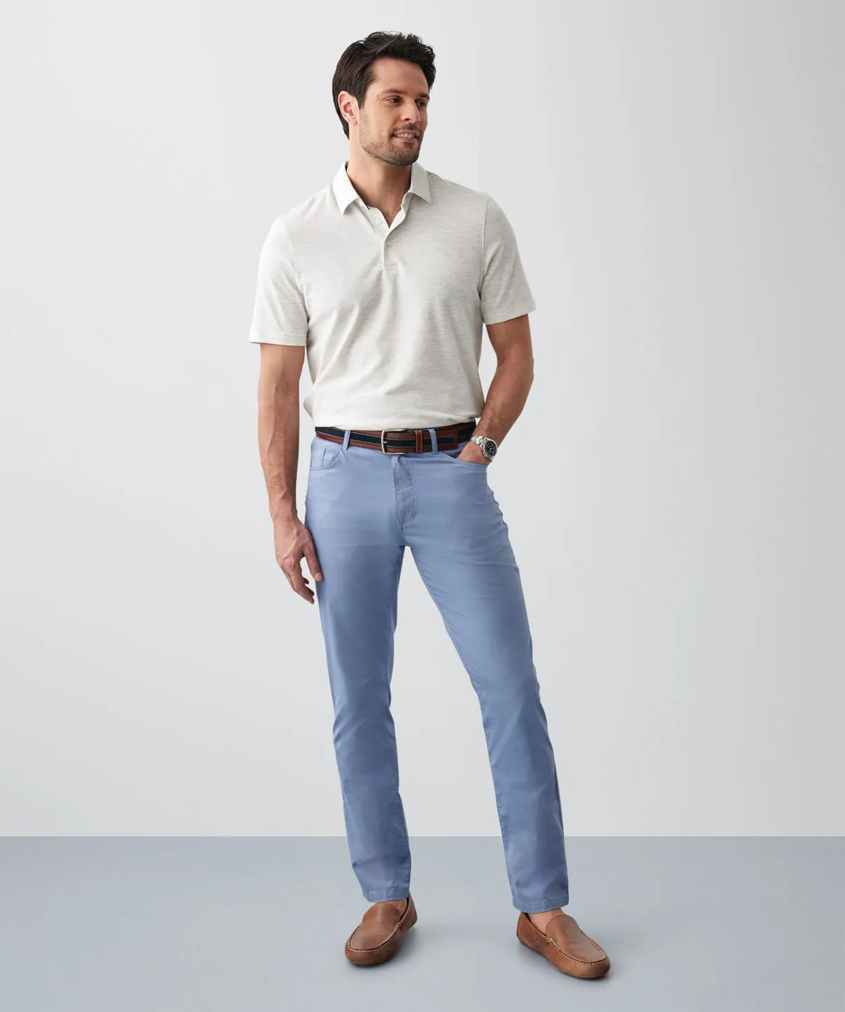 Feather Weight Five Pocket Pants - Blue sold by GAZMAN product image thumbnail 5