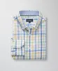 Easy Care Melange Check Long Sleeve Shirt - Multi Check sold by GAZMAN