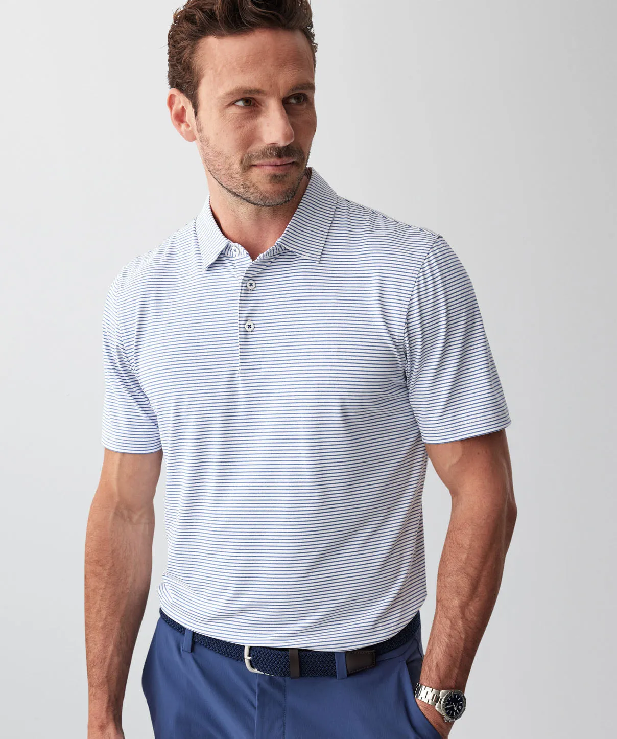 GAZFLEX Stripe Polo - White sold by GAZMAN product image thumbnail 4