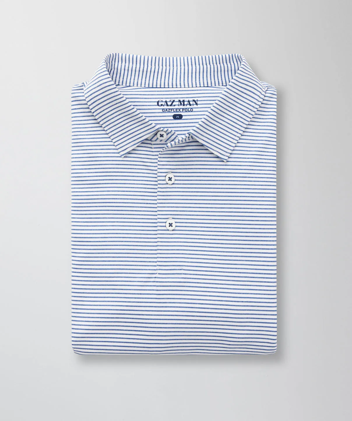 GAZFLEX Stripe Polo - White sold by GAZMAN product image thumbnail 2