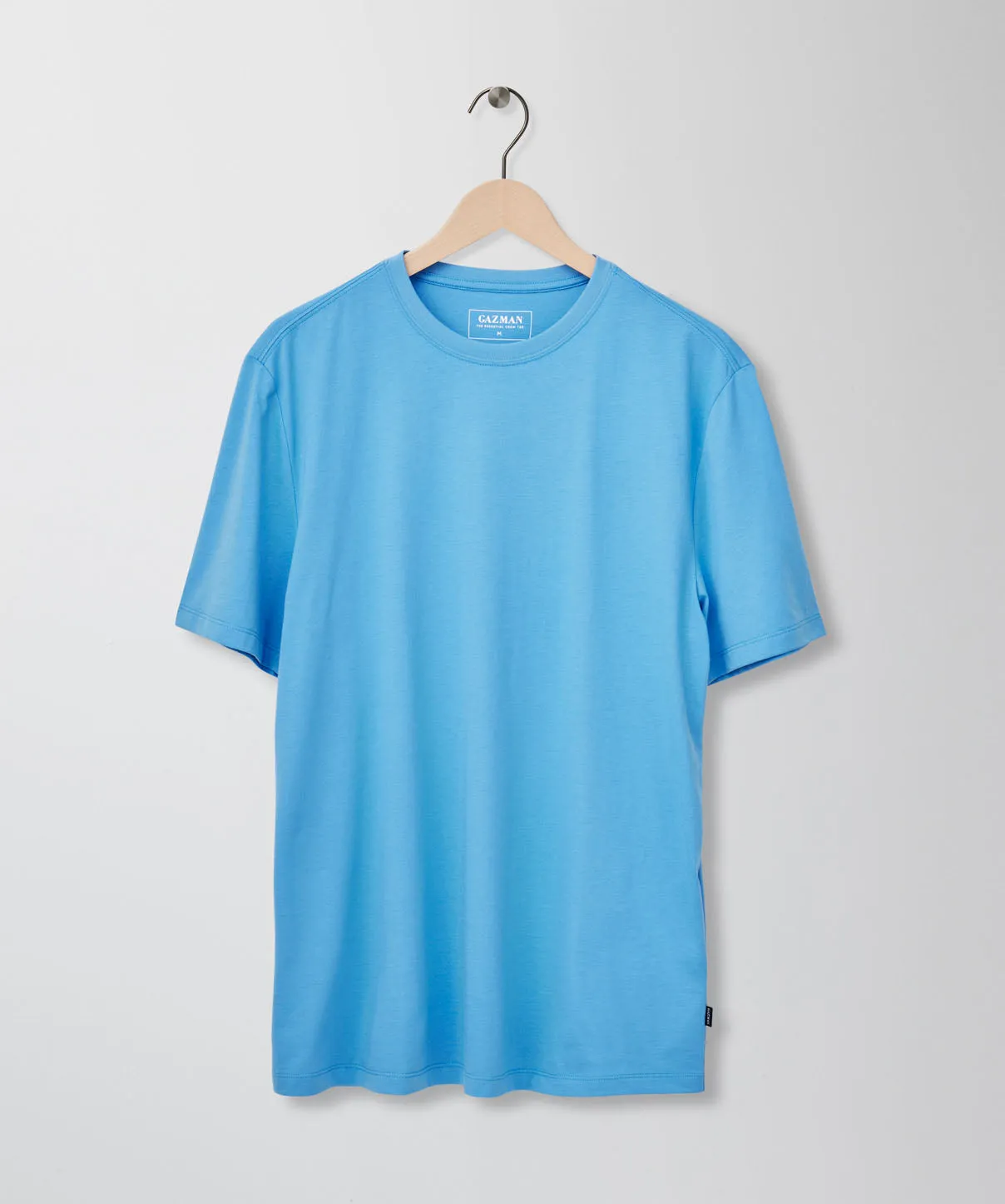 Basic Crew T-shirt - Bright Blue sold by GAZMAN