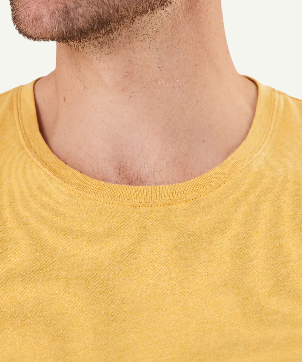 Basic Crew T-shirt - Golden Yellow sold by GAZMAN product image thumbnail 4
