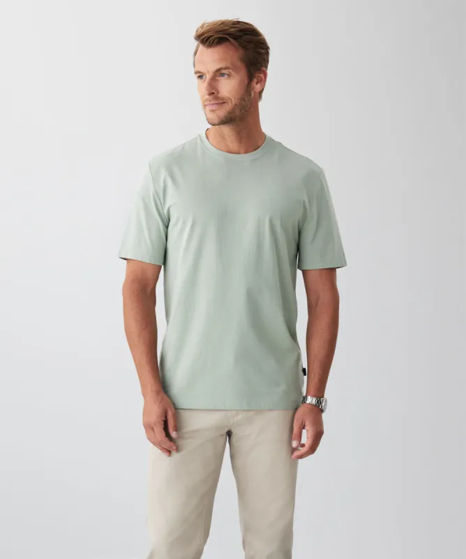 Basic Crew T-Shirt - Sage sold by GAZMAN