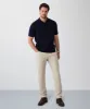 Textured Knit Polo - Navy sold by GAZMAN