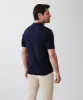 Textured Knit Polo - Navy sold by GAZMAN