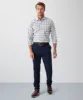 Tailored Easy Care Twill Check Long Sleeve Shirt - Grey sold by GAZMAN