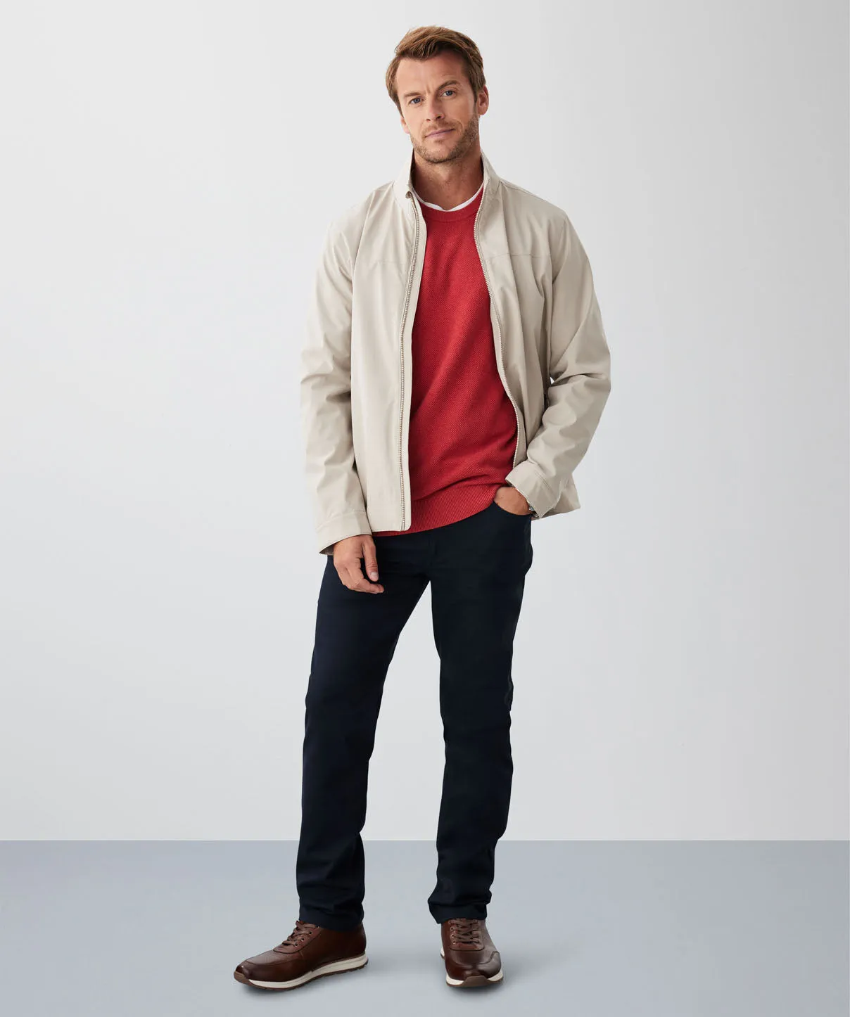 GAZFLEX Harrington Jacket - Sand sold by GAZMAN product image thumbnail 4