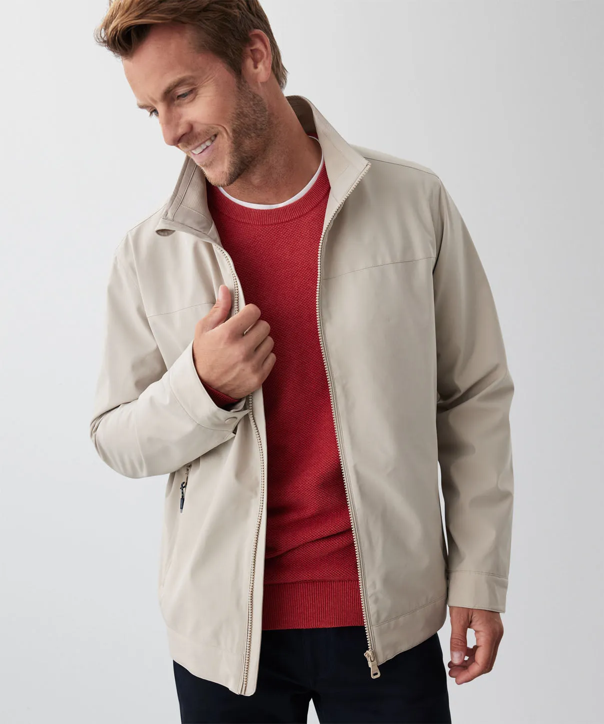 GAZFLEX Harrington Jacket - Sand sold by GAZMAN product image thumbnail 3