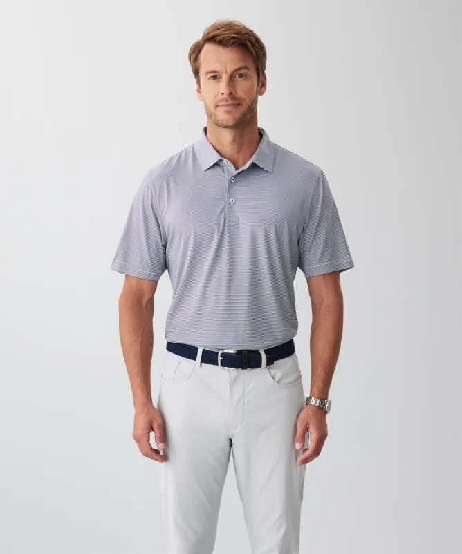 GAZFLEX Stripe Polo - Navy sold by GAZMAN