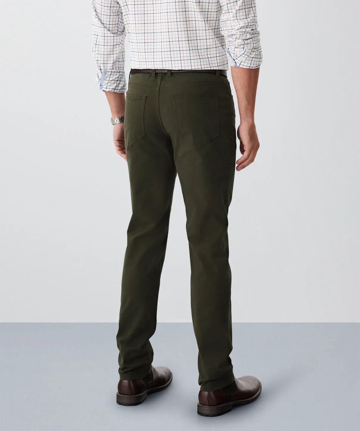 Modern Stretch 5 Pocket Pants - Forest sold by GAZMAN product image thumbnail 2