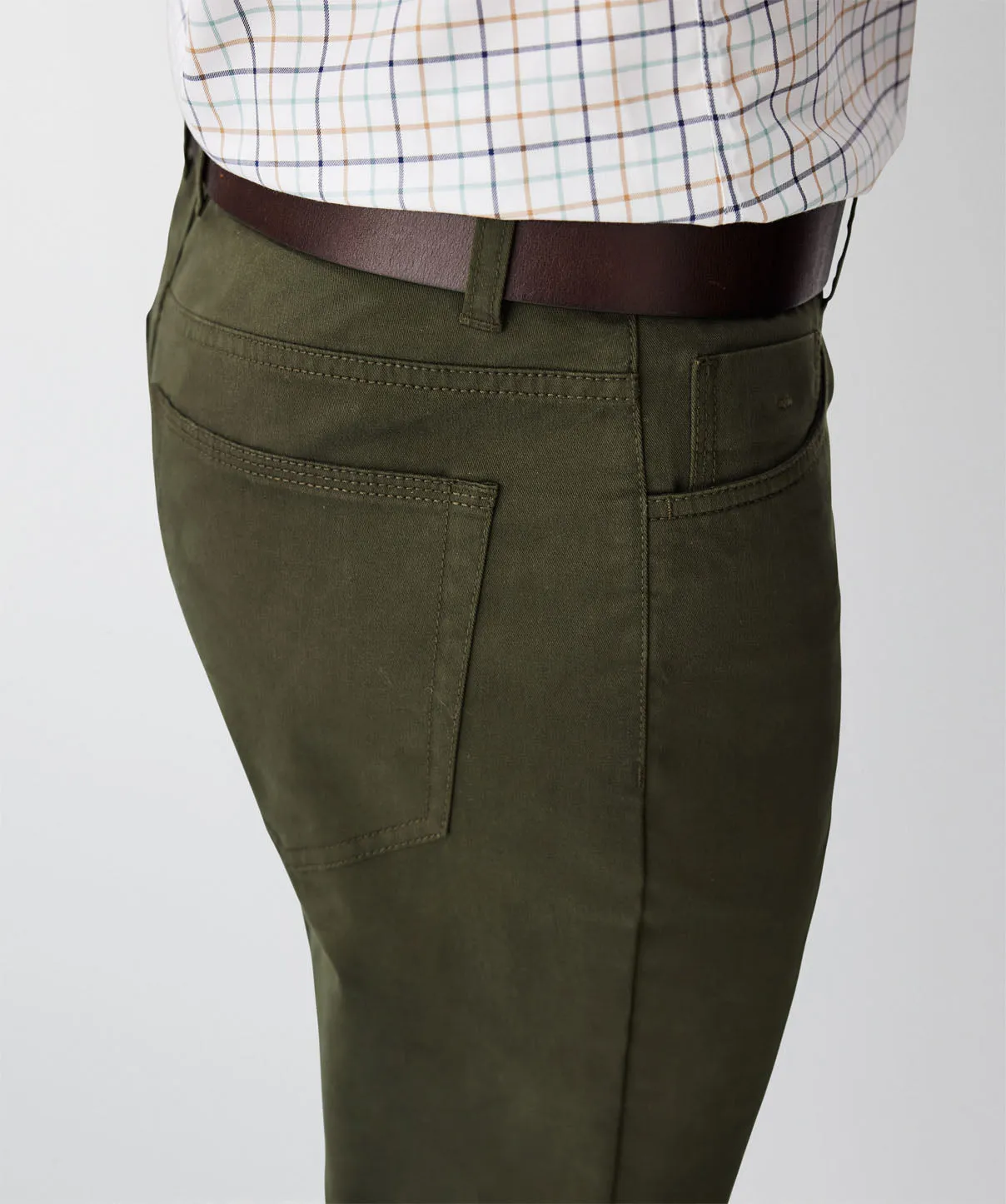 Modern Stretch 5 Pocket Pants - Forest sold by GAZMAN product image thumbnail 3