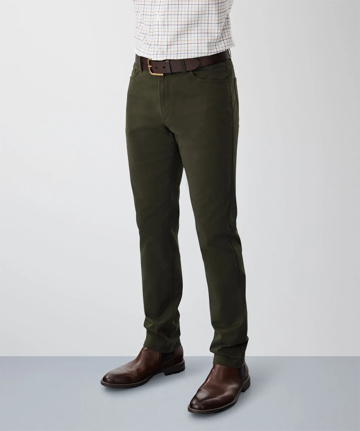 Modern Stretch 5 Pocket Pants - Forest sold by GAZMAN product image thumbnail 5