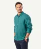 Pure French Linen Long Sleeve Shirt - Fern sold by GAZMAN