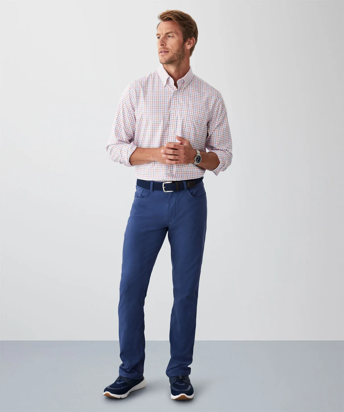 GAZFLEX Performance Multi Check Long Sleeve Shirt - Multi Check sold by GAZMAN product image thumbnail 4