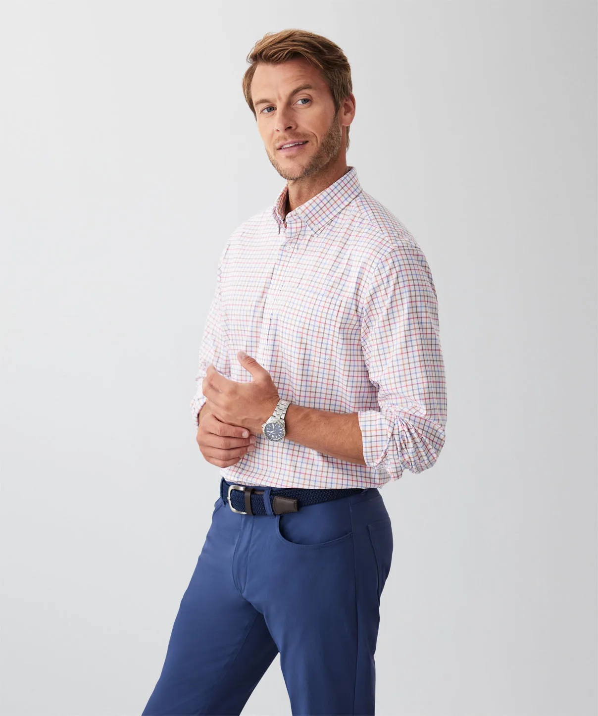 GAZFLEX Performance Multi Check Long Sleeve Shirt - Multi Check sold by GAZMAN product image thumbnail 5