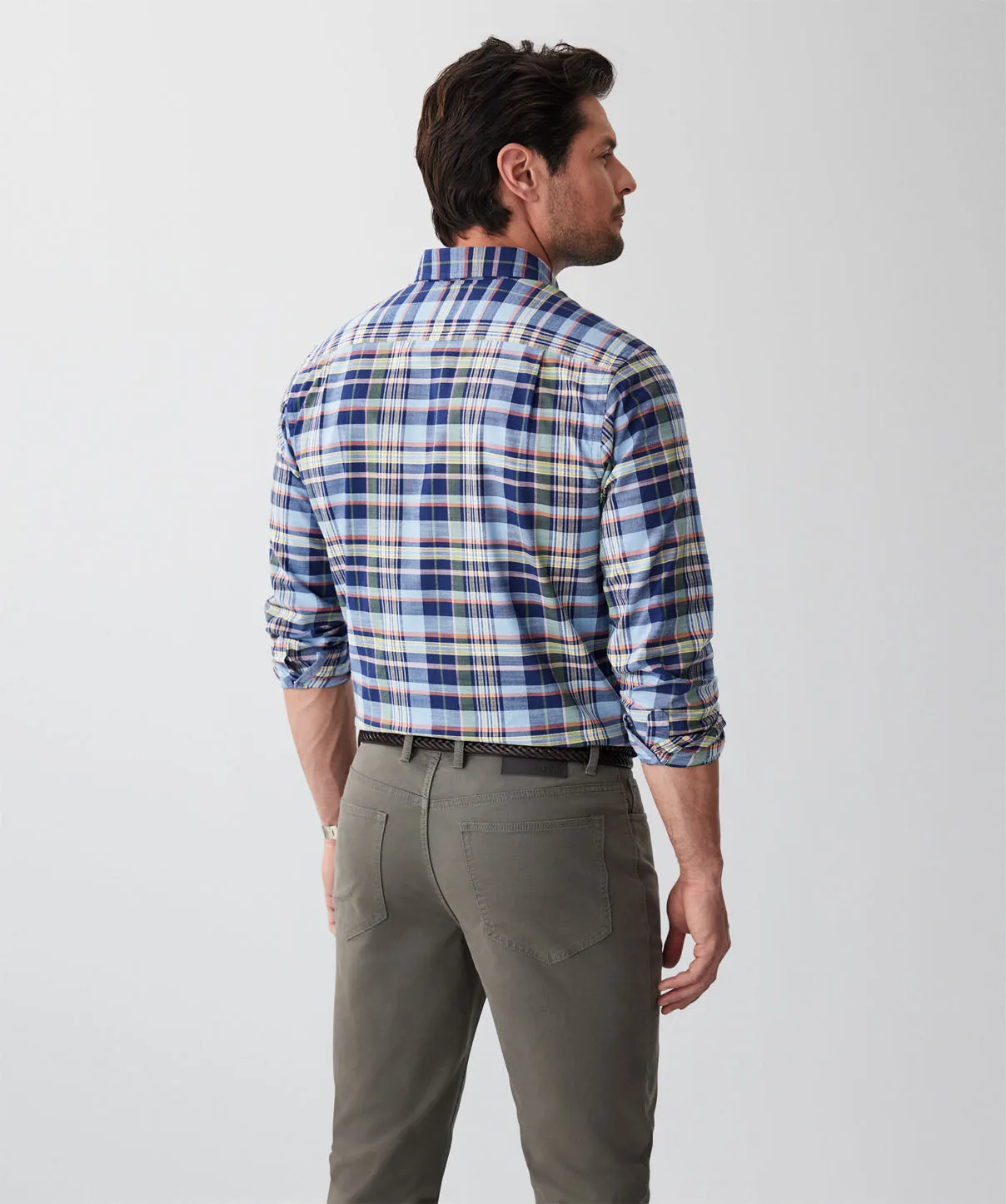 Casual Multi Check Long Sleeve Shirt - Multi Check sold by GAZMAN product image thumbnail 2