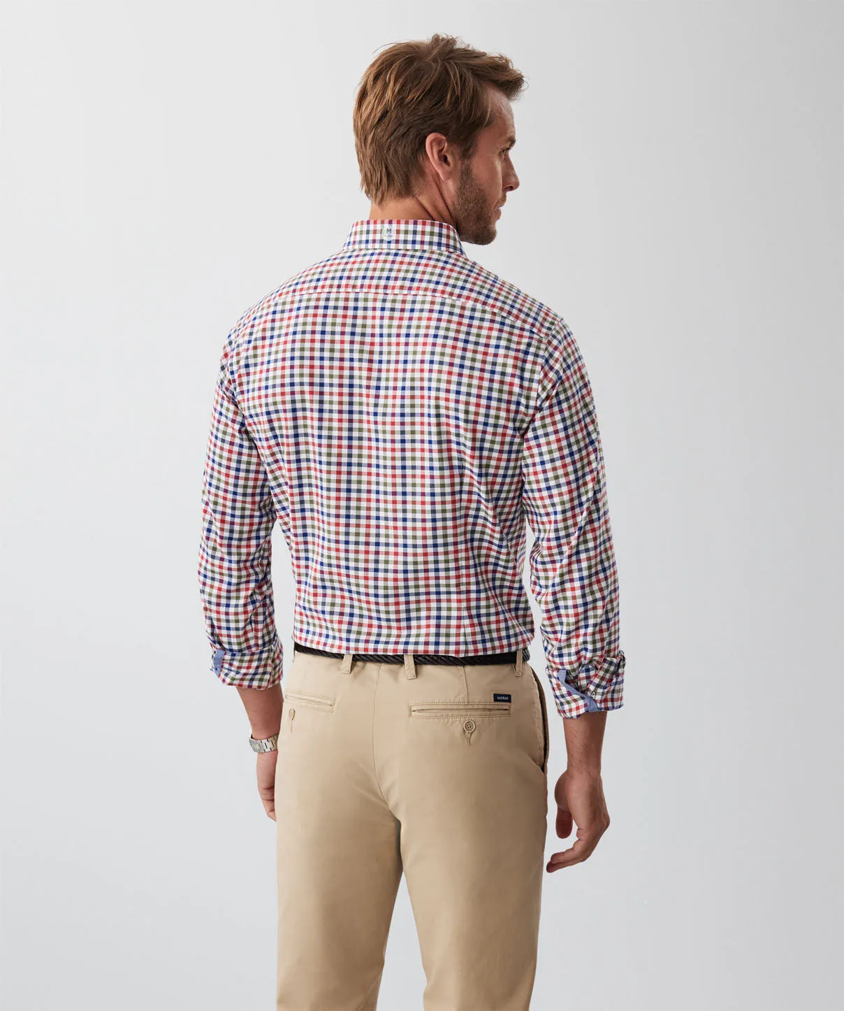 Tailored Easy Care Multi Check Long Sleeve Shirt - Multi Check sold by GAZMAN product image thumbnail 2