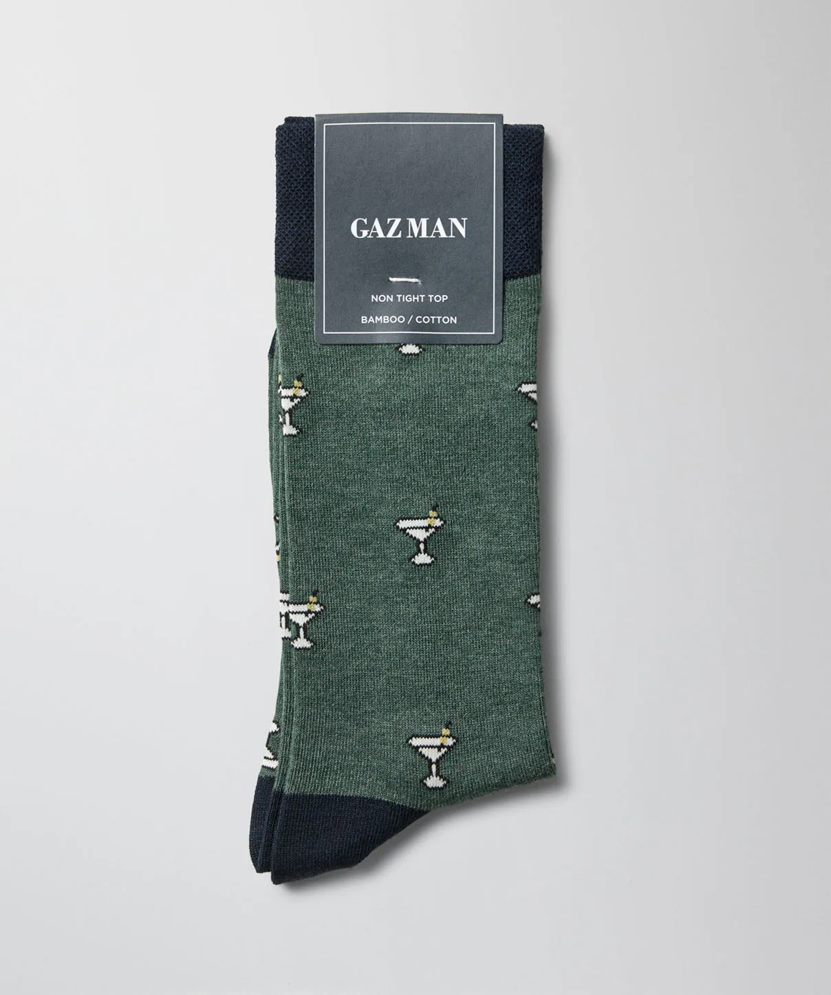 Non Tight Martini Sock - Khaki sold by GAZMAN product image thumbnail 2