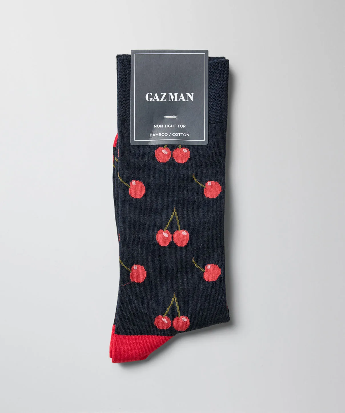 Non Tight Cherry Sock - Navy sold by GAZMAN product image thumbnail 2
