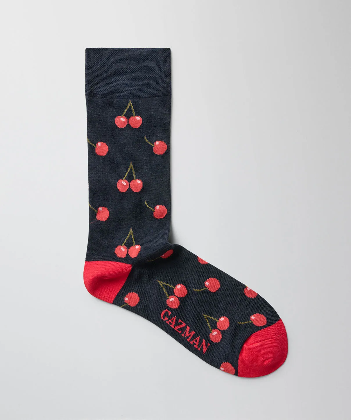 Non Tight Cherry Sock - Navy sold by GAZMAN product image thumbnail 4