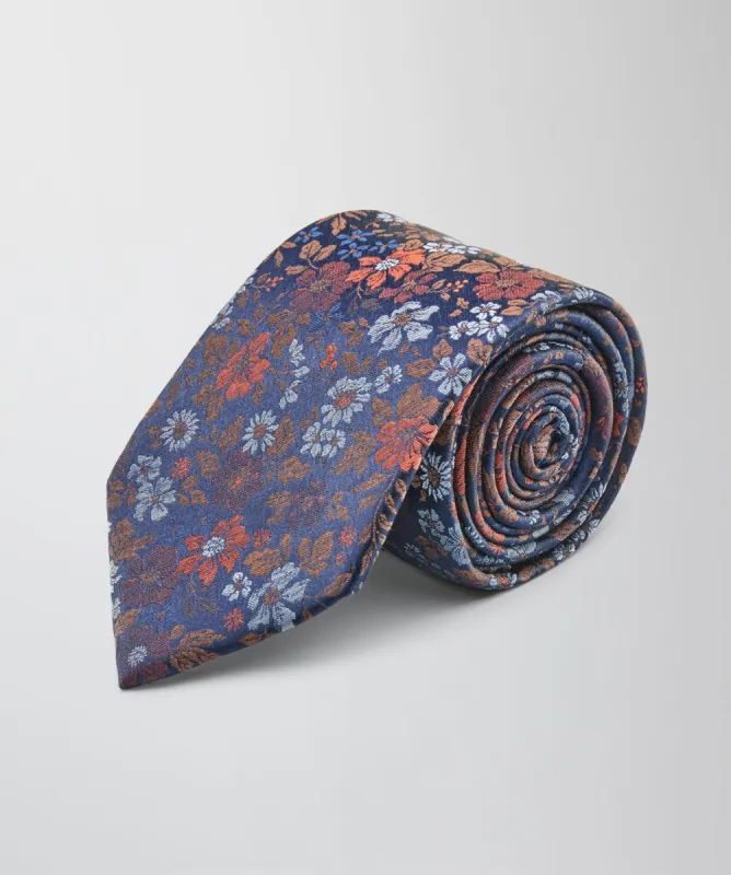 Silk Winter Floral Tie - Multi sold by GAZMAN