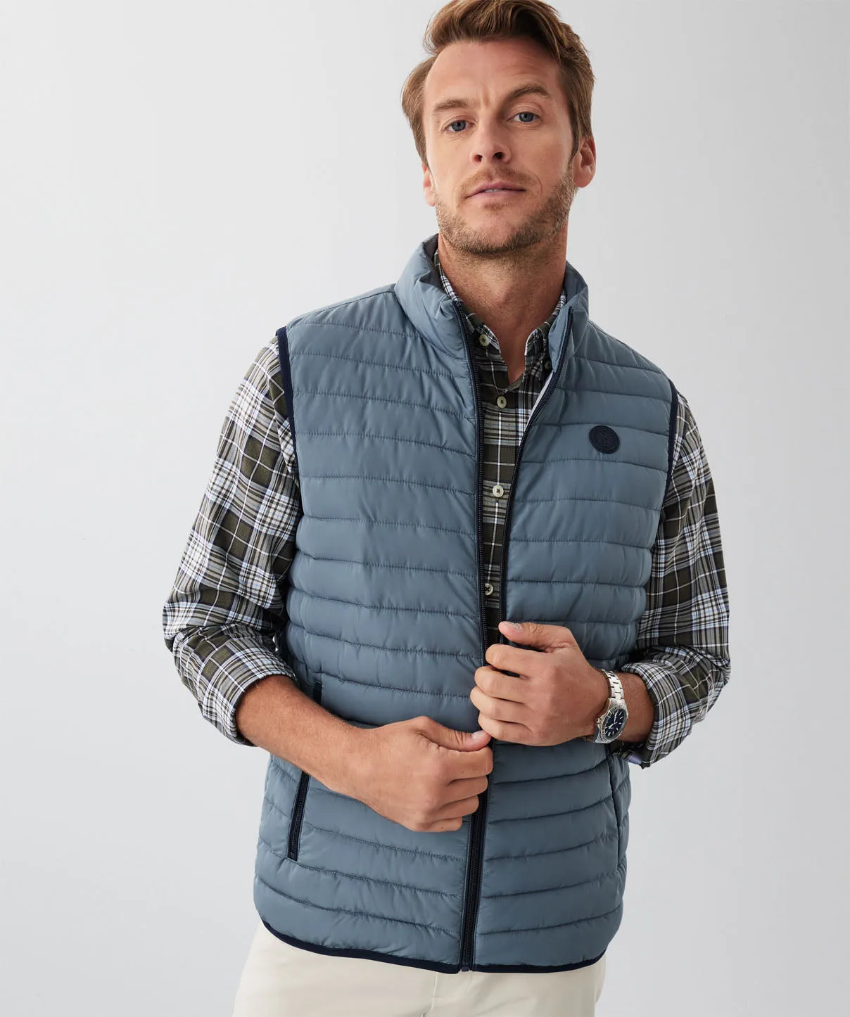 Lightweight Puffer Vest - Sea Green sold by GAZMAN product image thumbnail 3