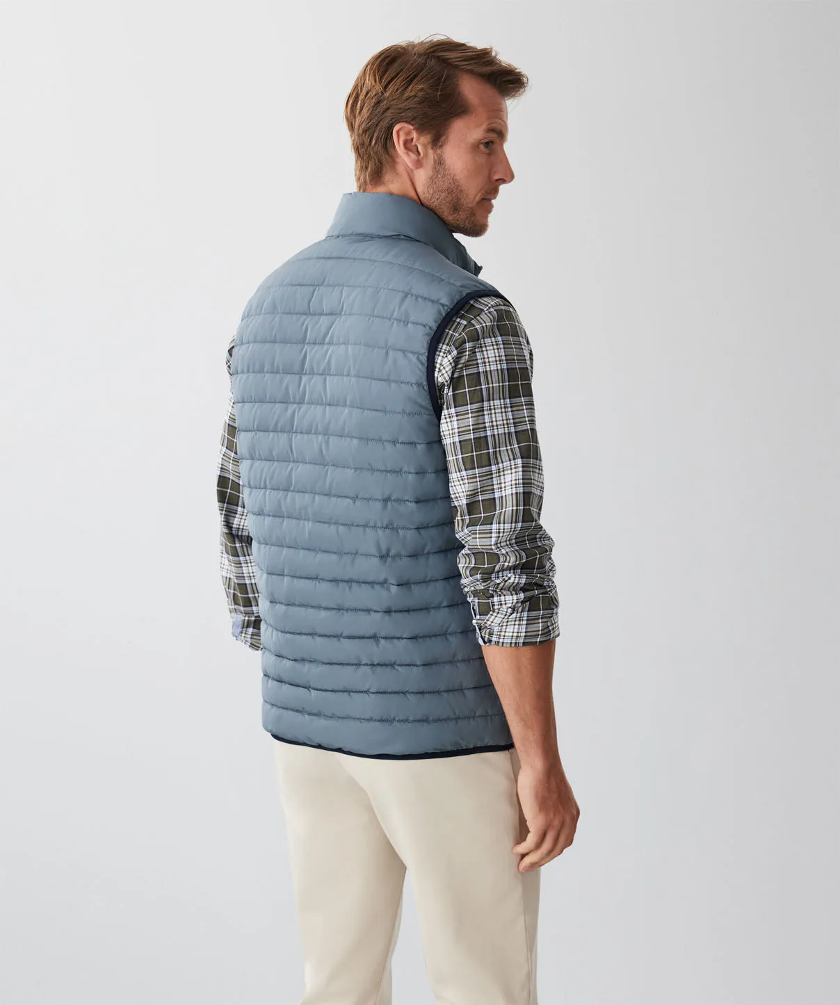 Lightweight Puffer Vest - Sea Green sold by GAZMAN product image thumbnail 2