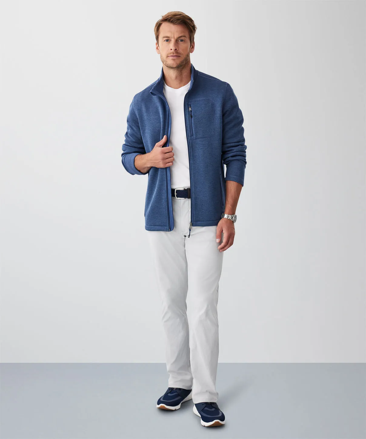 GAZFLEX Zip Through Sweat - Denim sold by GAZMAN product image thumbnail 4