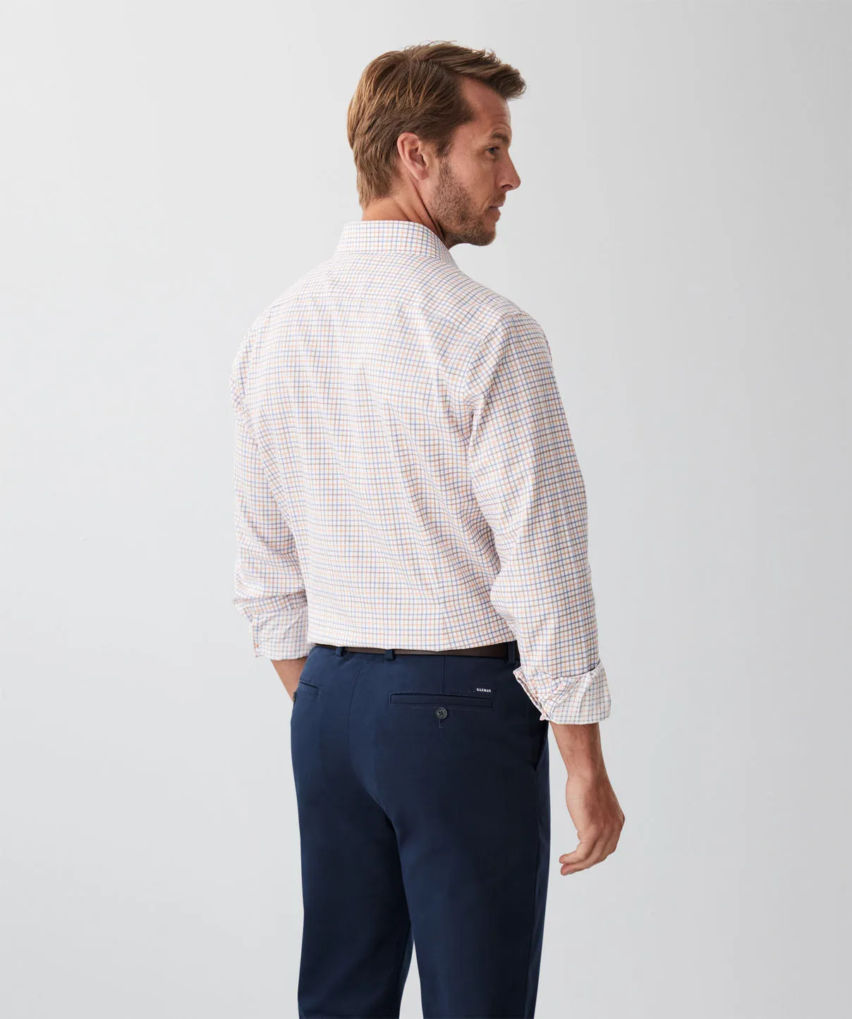 Tailored Non-Iron Multi Check Long Sleeve Shirt - Multi Check sold by GAZMAN product image thumbnail 2