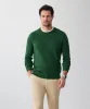 Cotton Textured Crew Knit - Green sold by GAZMAN