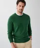 Cotton Textured Crew Knit - Green sold by GAZMAN