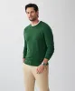 Cotton Textured Crew Knit - Green sold by GAZMAN