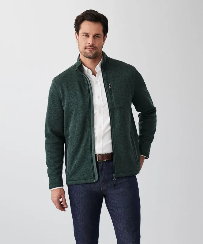 GAZFLEX Zip Through Sweat - Forest sold by GAZMAN