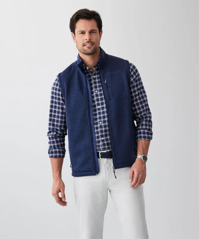 GAZFLEX Zip Through Vest - Navy sold by GAZMAN