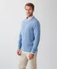 Cotton Textured Crew Knit - Blue sold by GAZMAN