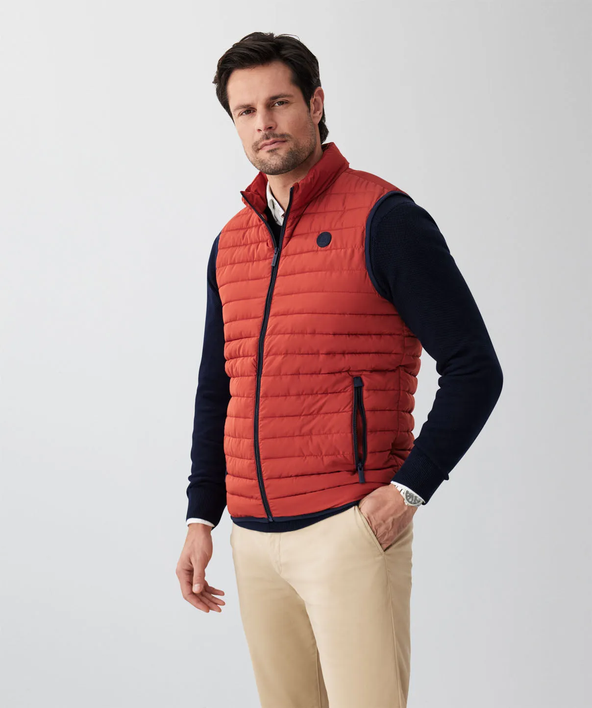 Lightweight Puffer Vest - Red sold by GAZMAN product image thumbnail 5