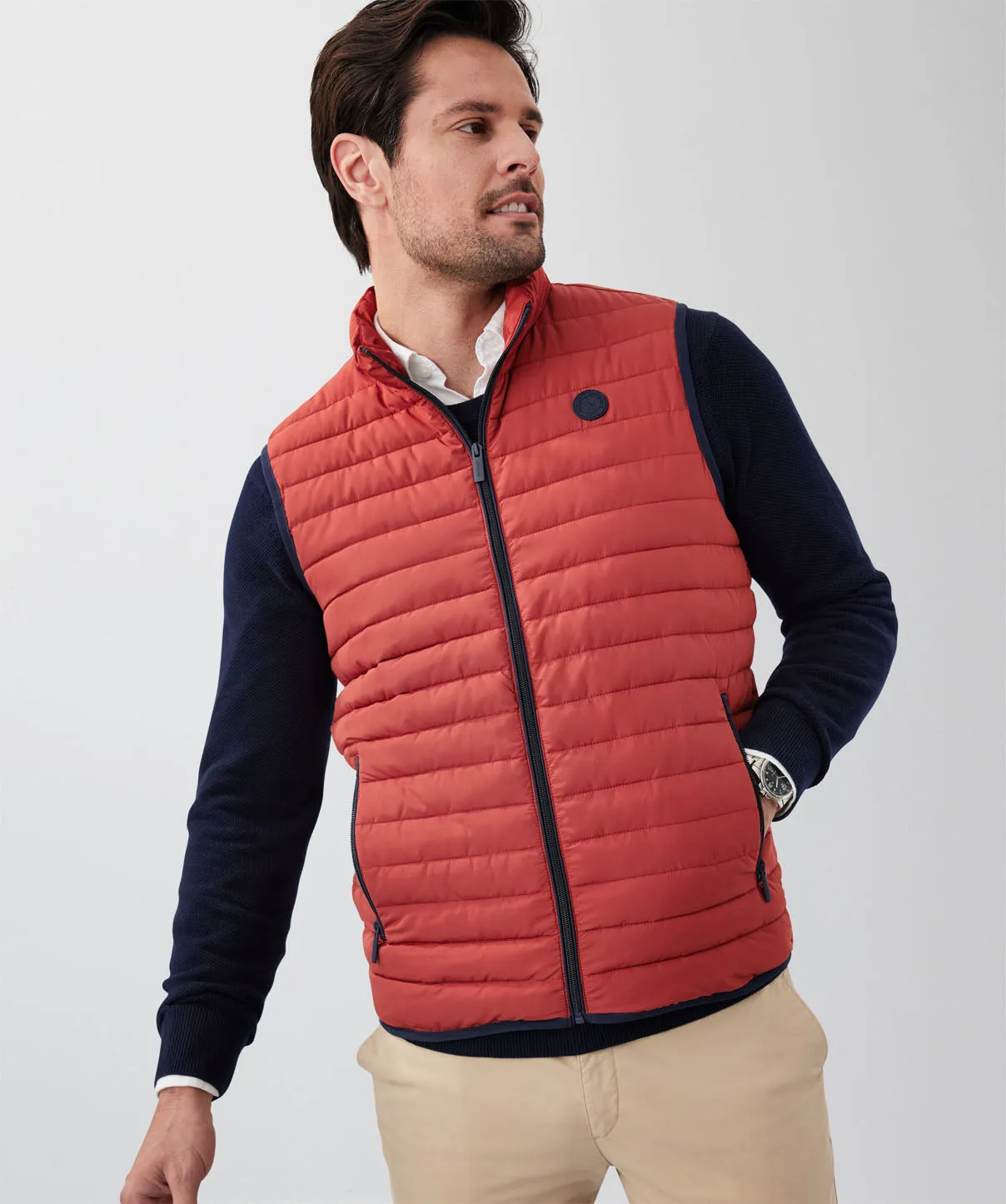 Lightweight Puffer Vest - Red sold by GAZMAN product image thumbnail 3