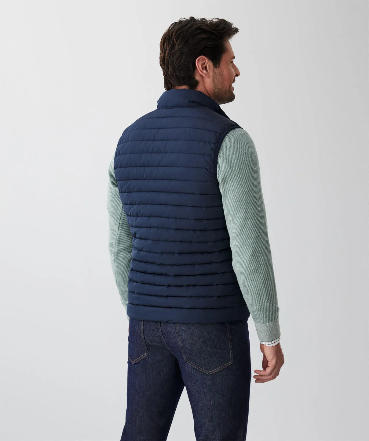 Lightweight Puffer Vest - Navy sold by GAZMAN product image thumbnail 2