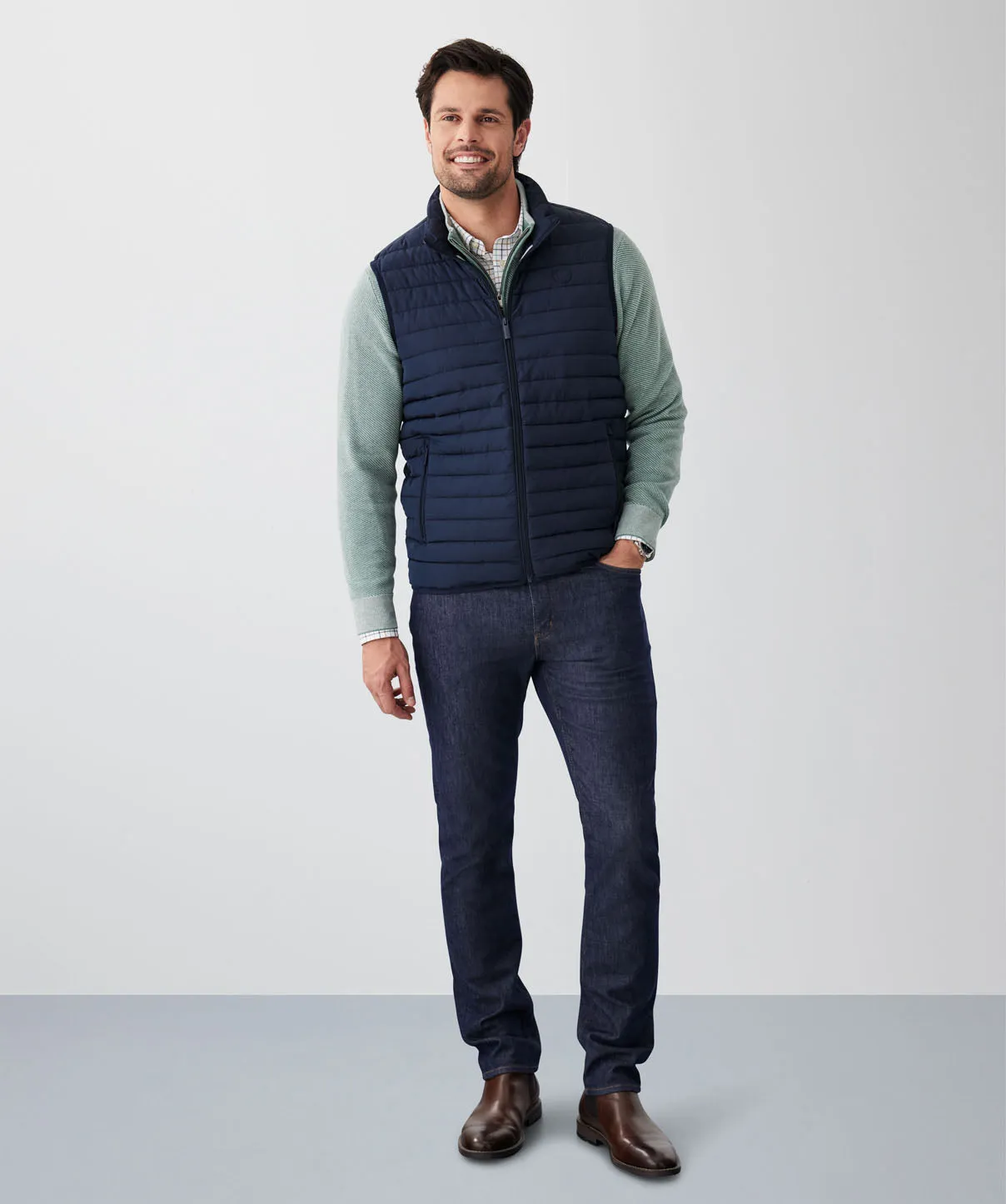 Lightweight Puffer Vest - Navy sold by GAZMAN product image thumbnail 4