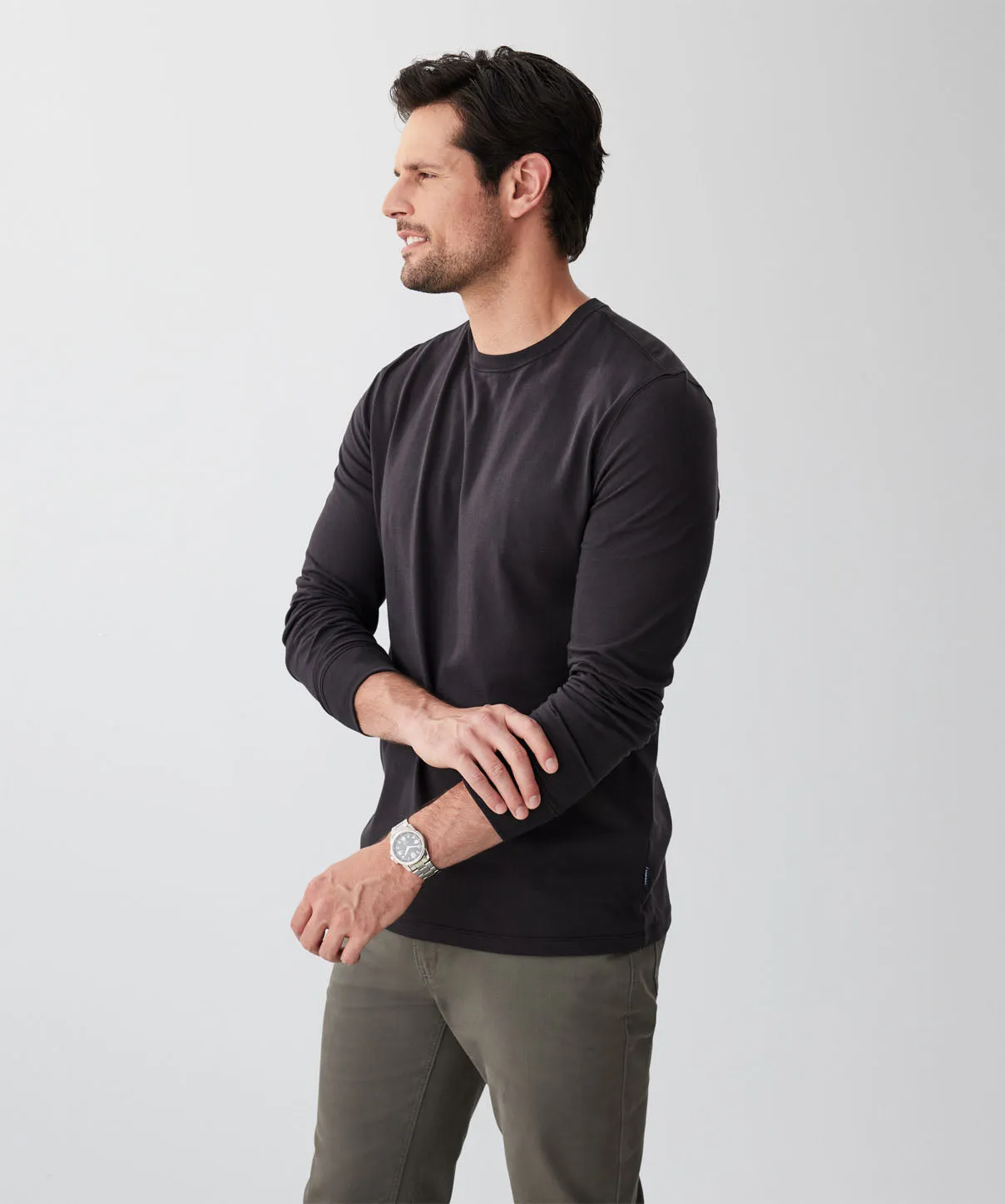 Long Sleeve T-Shirt - Ash sold by GAZMAN product image thumbnail 5
