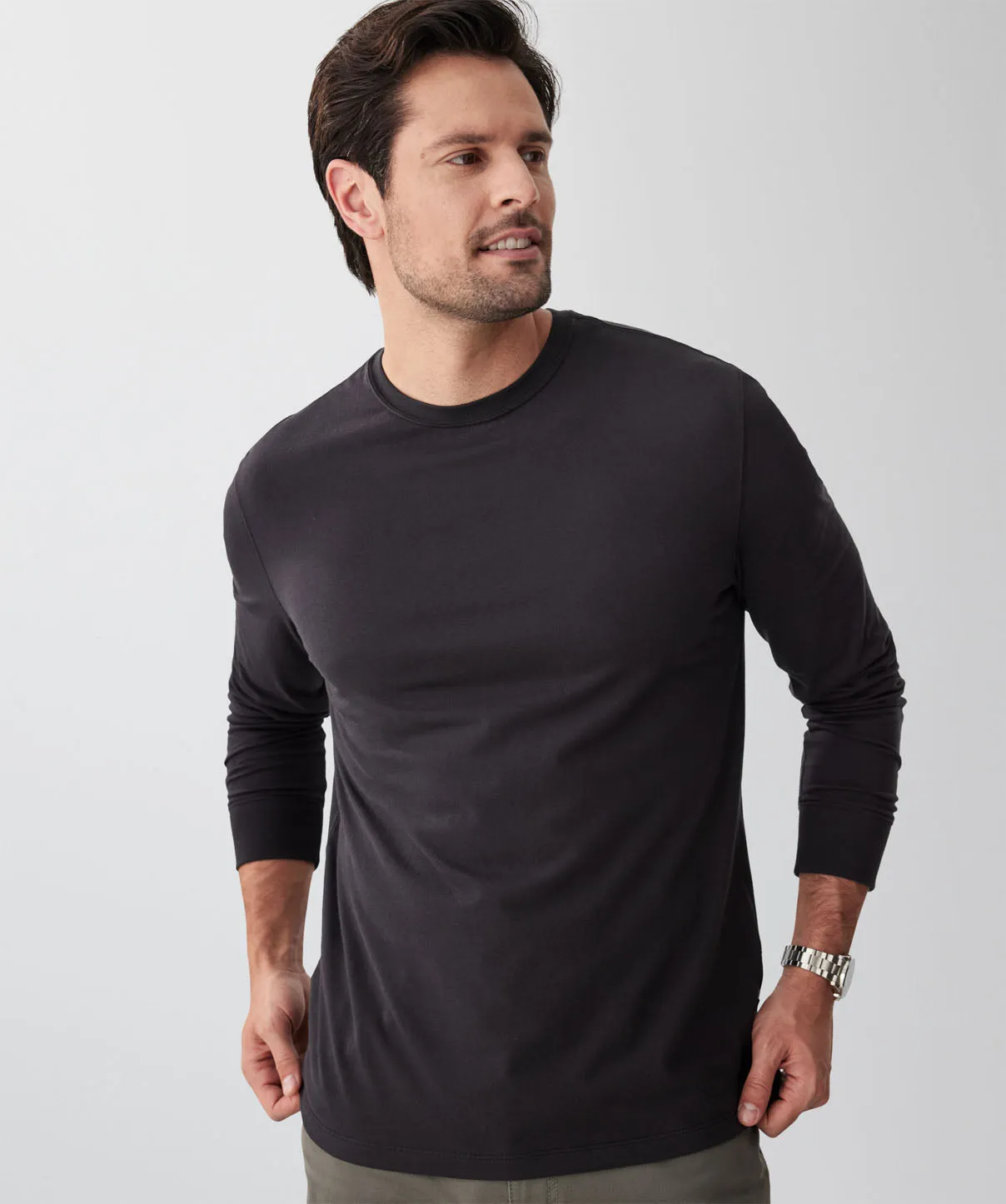 Long Sleeve T-Shirt - Ash sold by GAZMAN product image thumbnail 3