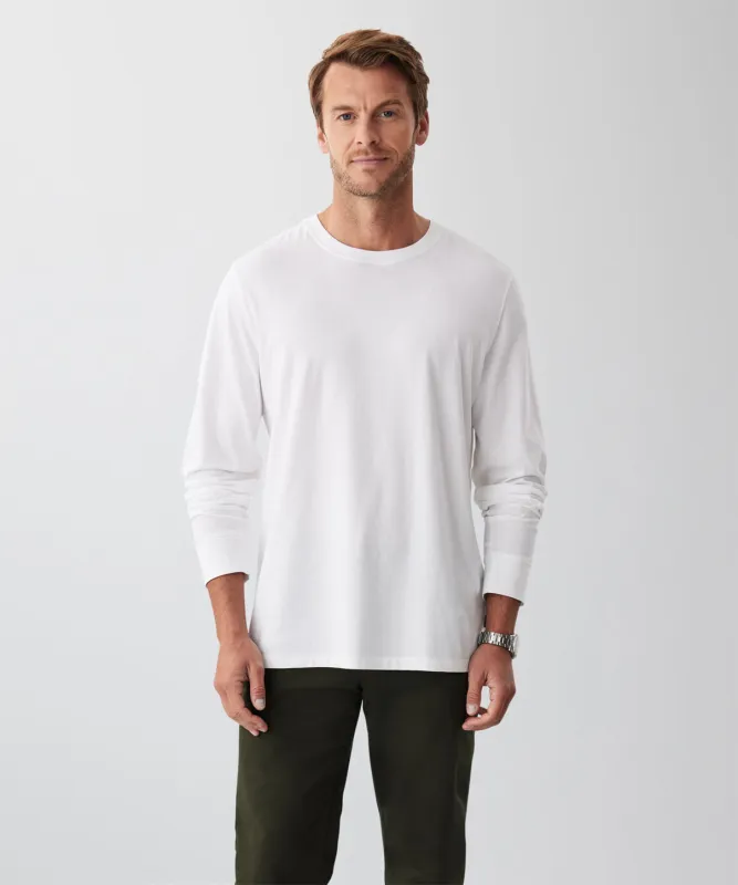 Long Sleeve T-Shirt - White sold by GAZMAN