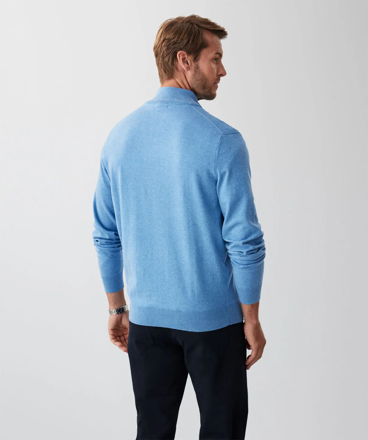 High Flex Half Zip Knit - Blue sold by GAZMAN product image thumbnail 2