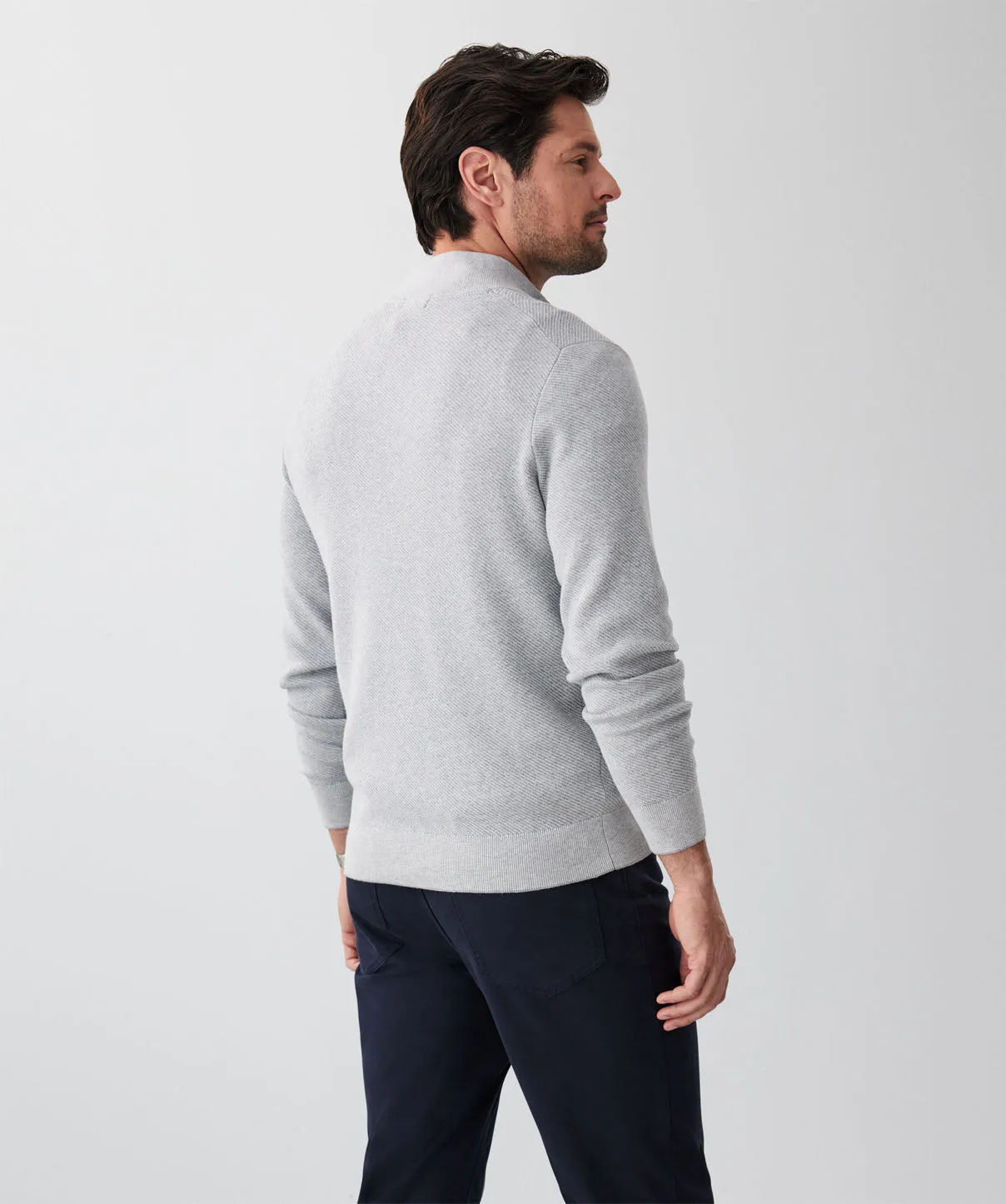 Twill High Flex Half Zip - Grey sold by GAZMAN product image thumbnail 2