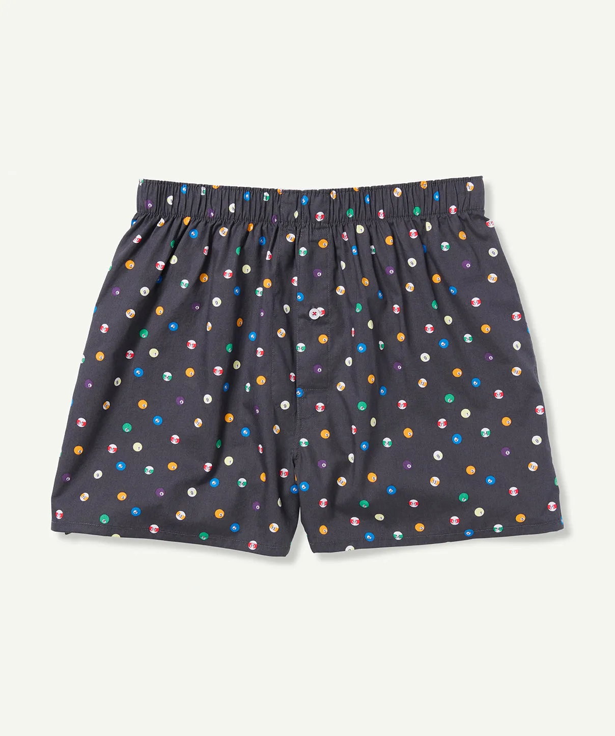 In The Pocket Print Boxers - Charcoal sold by GAZMAN
