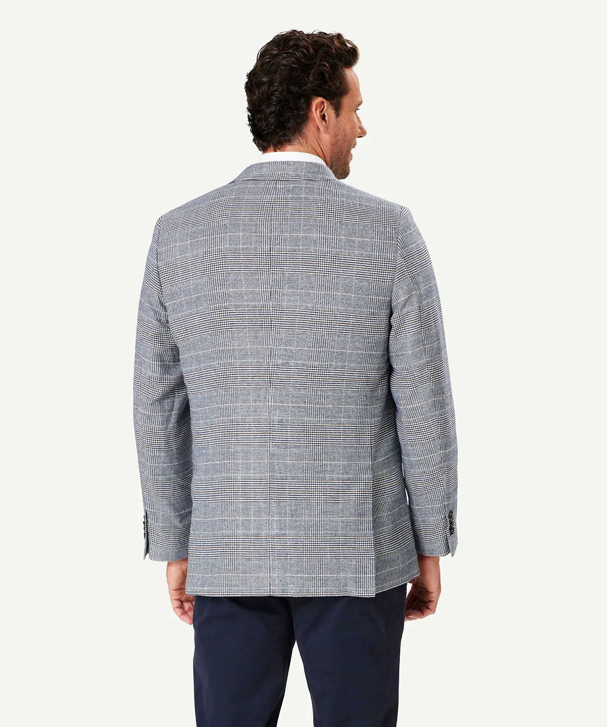 Prince of Wales Check Sports Jacket - Multi Check sold by GAZMAN product image thumbnail 3