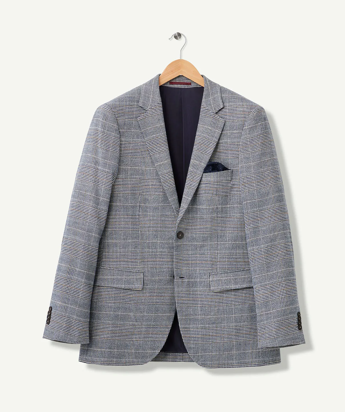 Prince of Wales Check Sports Jacket - Multi Check sold by GAZMAN product image thumbnail 2