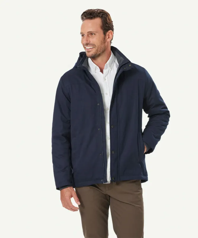 Stadium Jacket - Navy sold by GAZMAN