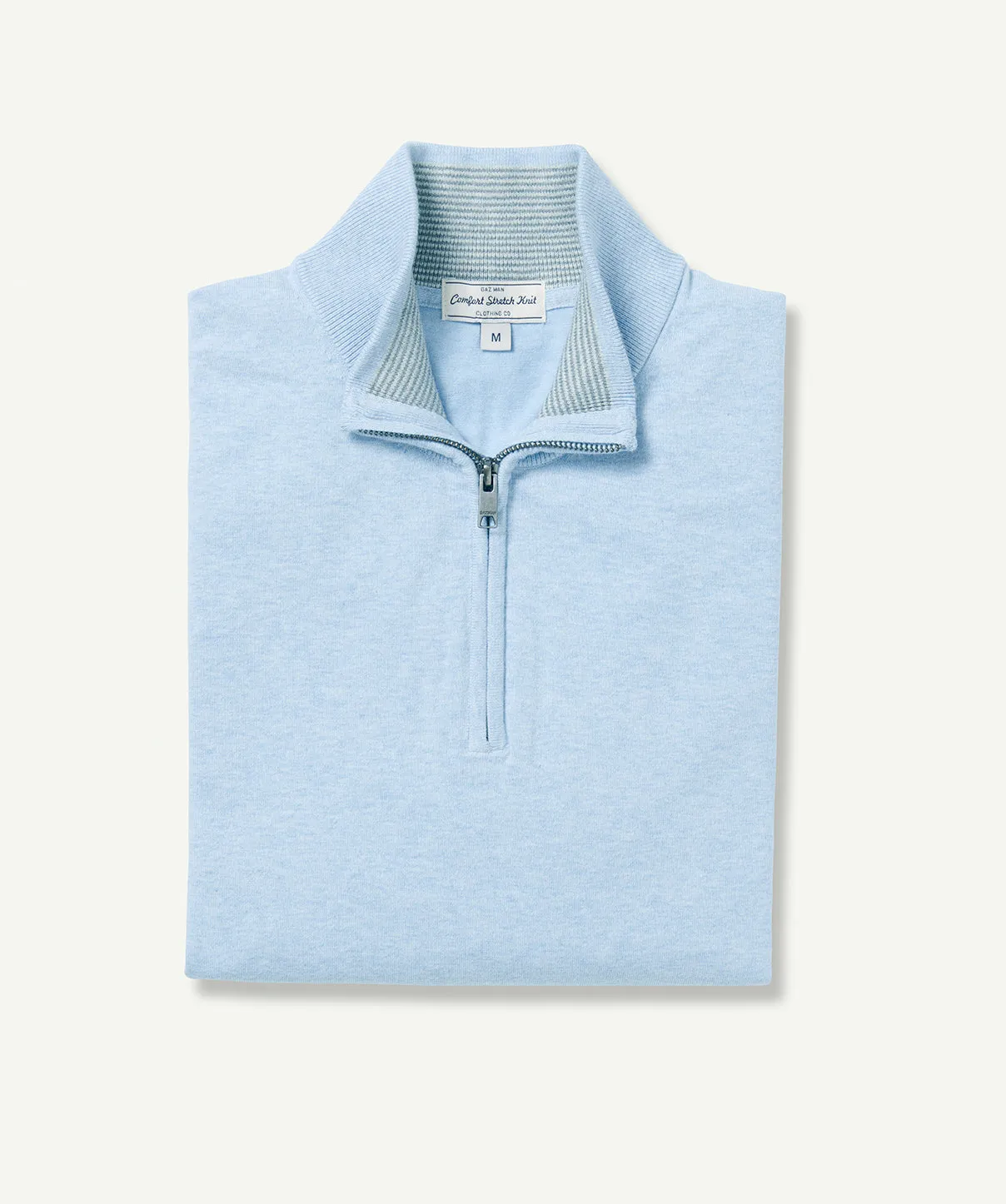 High Flex Half Zip Knit - Sky Blue sold by GAZMAN product image thumbnail 2